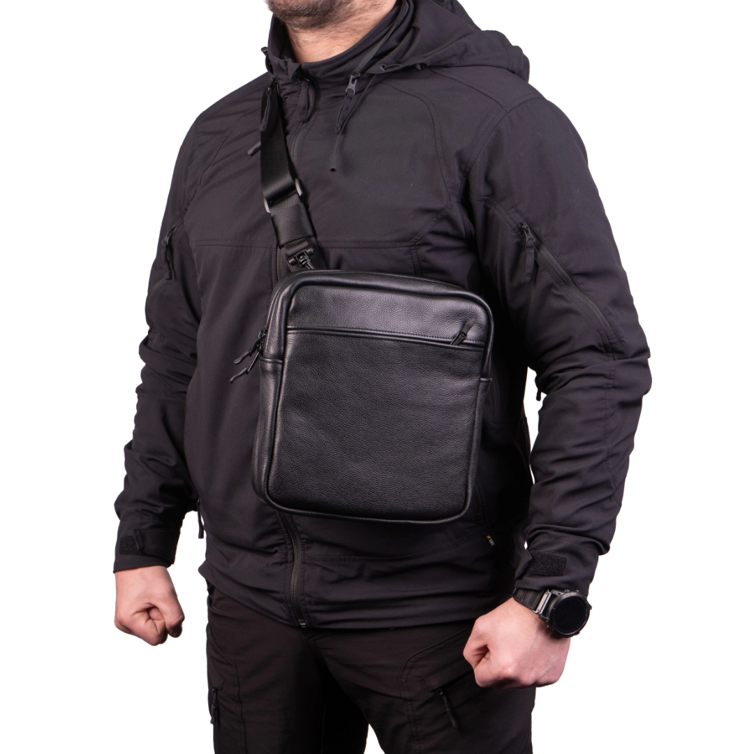 Чоловіча тактична сумка SH-TAC PRO зі шкіри для прихованого носіння